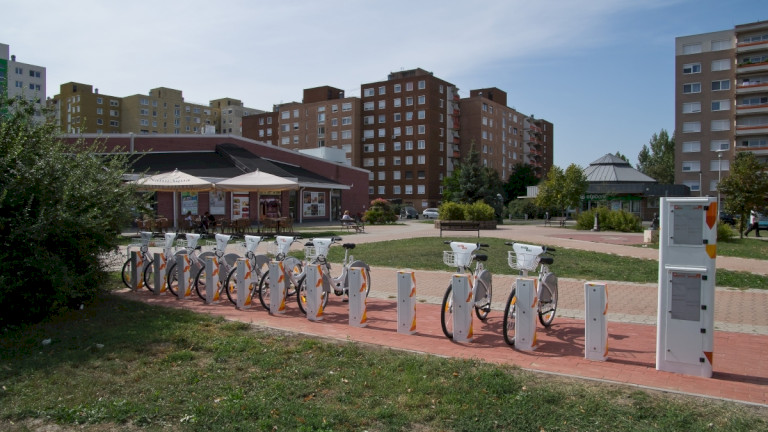 GyőrBike Public Bike Station Nr. 1.