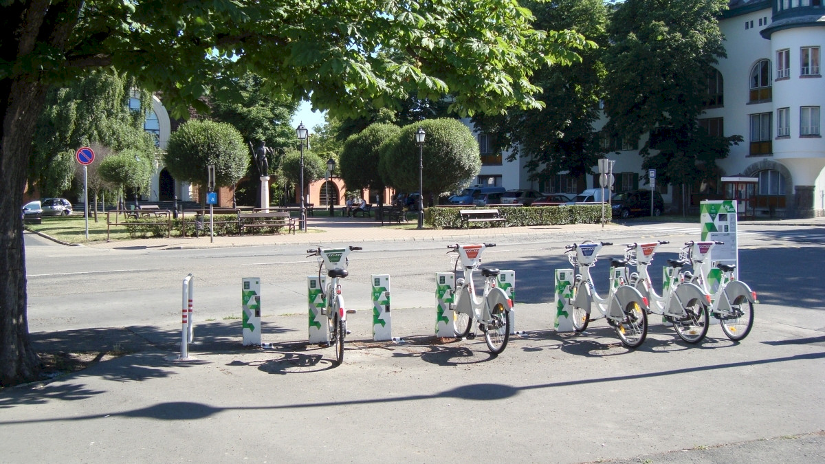 GyőrBike Public Bike Station Nr. 10.