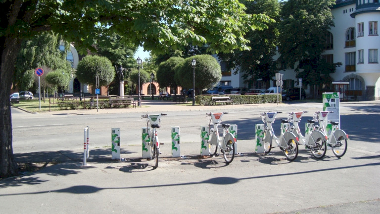 GyőrBike Public Bike Station Nr. 10.