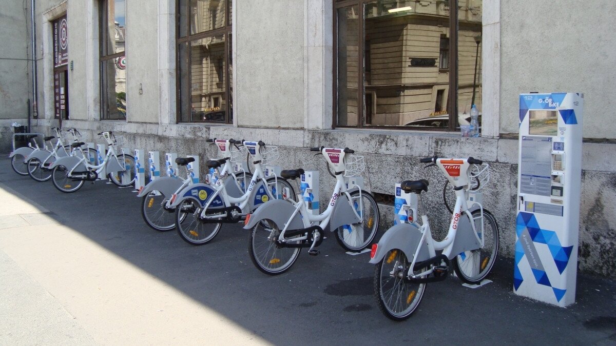 GyőrBike Public Bike Station Nr. 12.