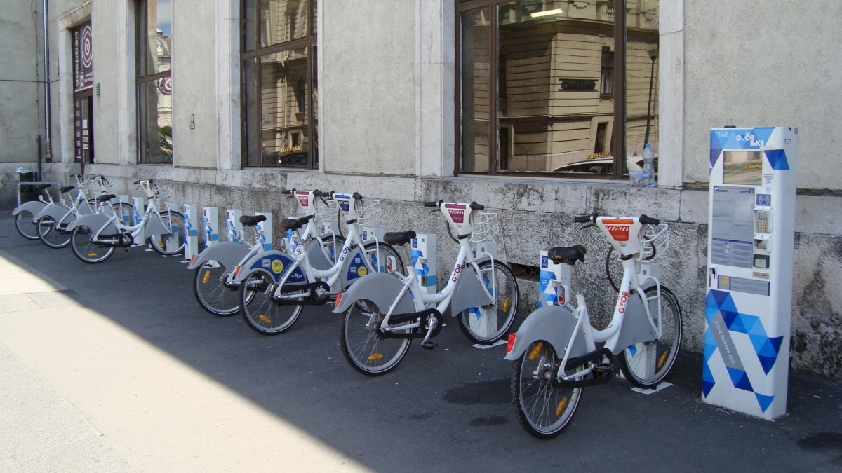 GyőrBike Public Bike Station Nr. 12.