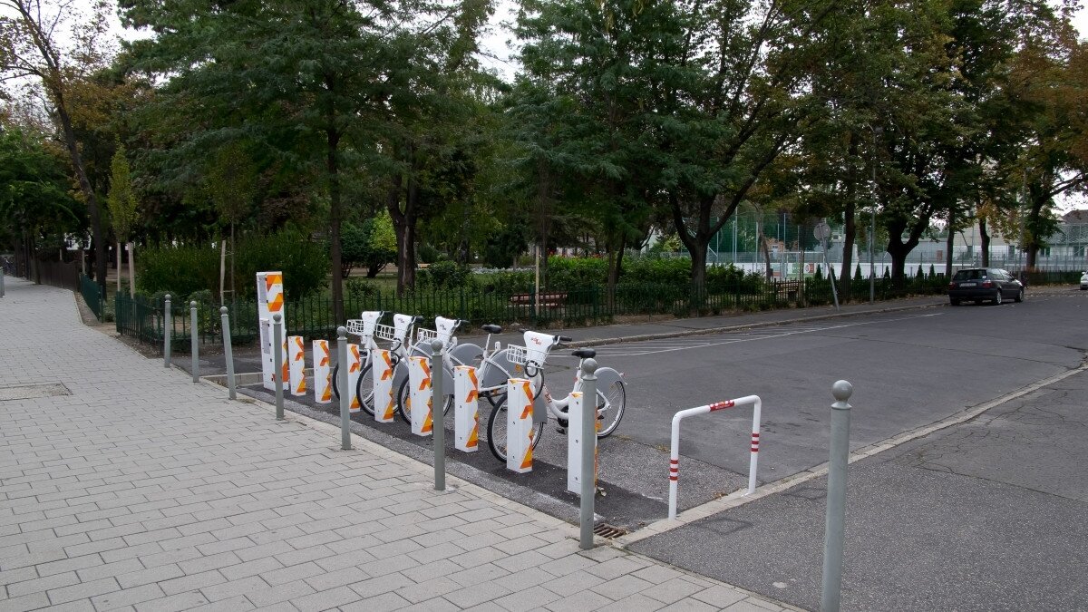 GyőrBike Public Bike Station Nr. 13.