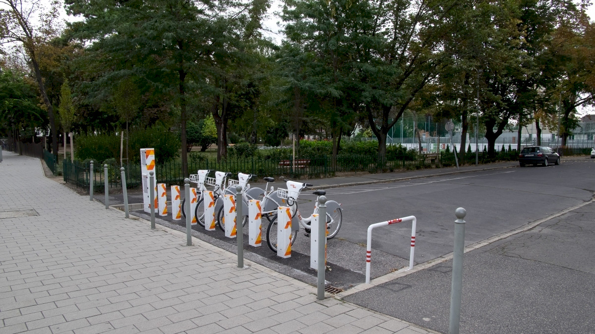 GyőrBike Public Bike Station Nr. 13.