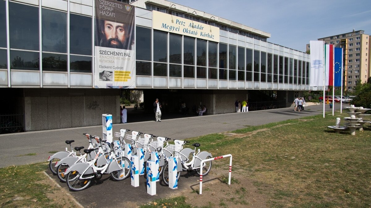 GyőrBike Public Bike Station Nr. 16.