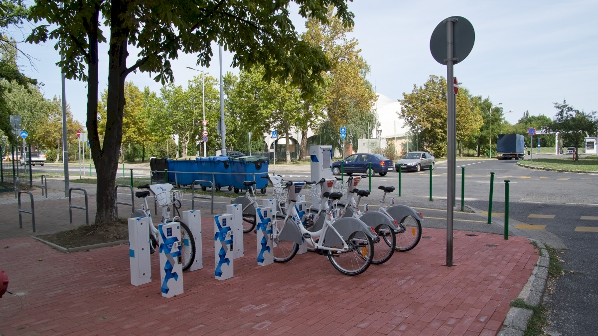 GyőrBike Public Bike Station Nr. 18.
