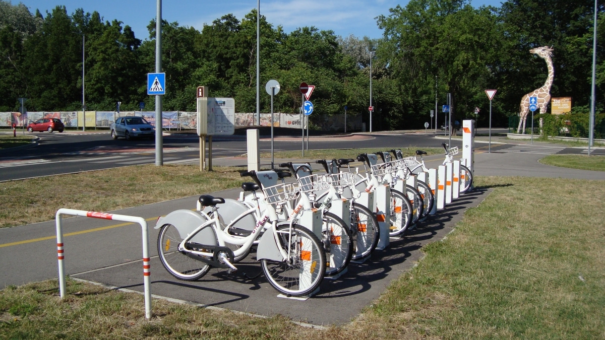 GyőrBike Public Bike Station Nr. 22.
