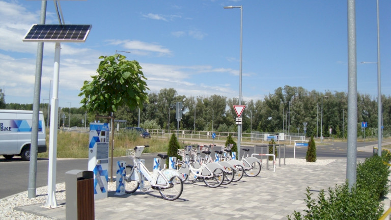 GyőrBike Public Bike Station Nr. 25.