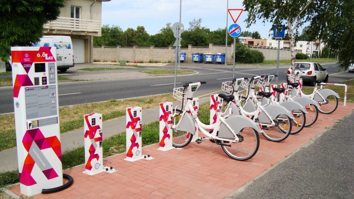 GyőrBike Public Bike Station Nr. 26.