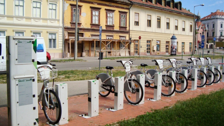 GyőrBike Public Bike Station Nr. 4.