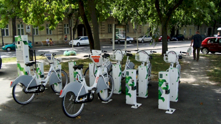 GyőrBike Public Bike Station Nr. 5.