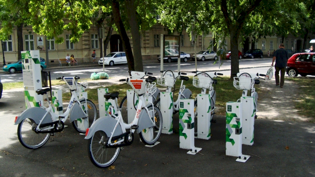 GyőrBike Public Bike Station Nr. 5.